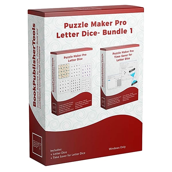 Puzzle Maker Pro - Letter Dice Bundle 1