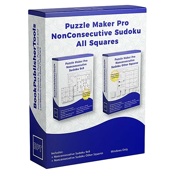 Puzzle Maker Pro - Nonconsecutive Sudoku All Squares