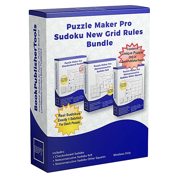 Puzzle Maker Pro - Sudoku - New Grid Rules Bundle