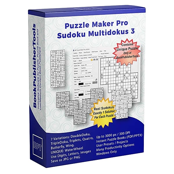 Puzzle Maker Pro - Sudoku Multidokus 3
