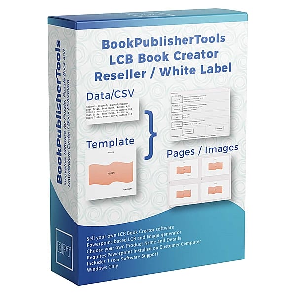 LCB Book Creator - Reseller - White Label