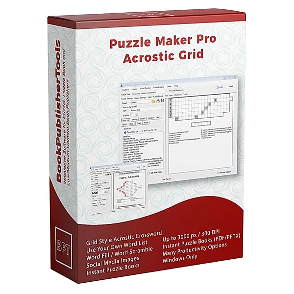 Puzzle Maker Pro - Acrostic Grid