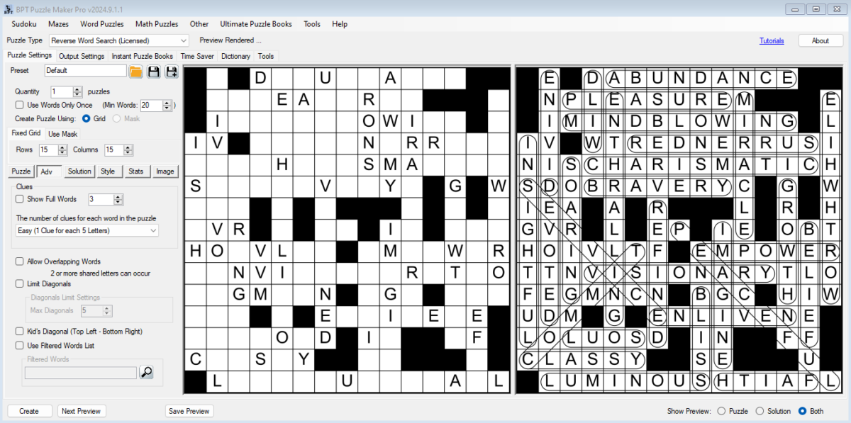 Puzzle Maker Pro - Reverse Word Search - Image 7