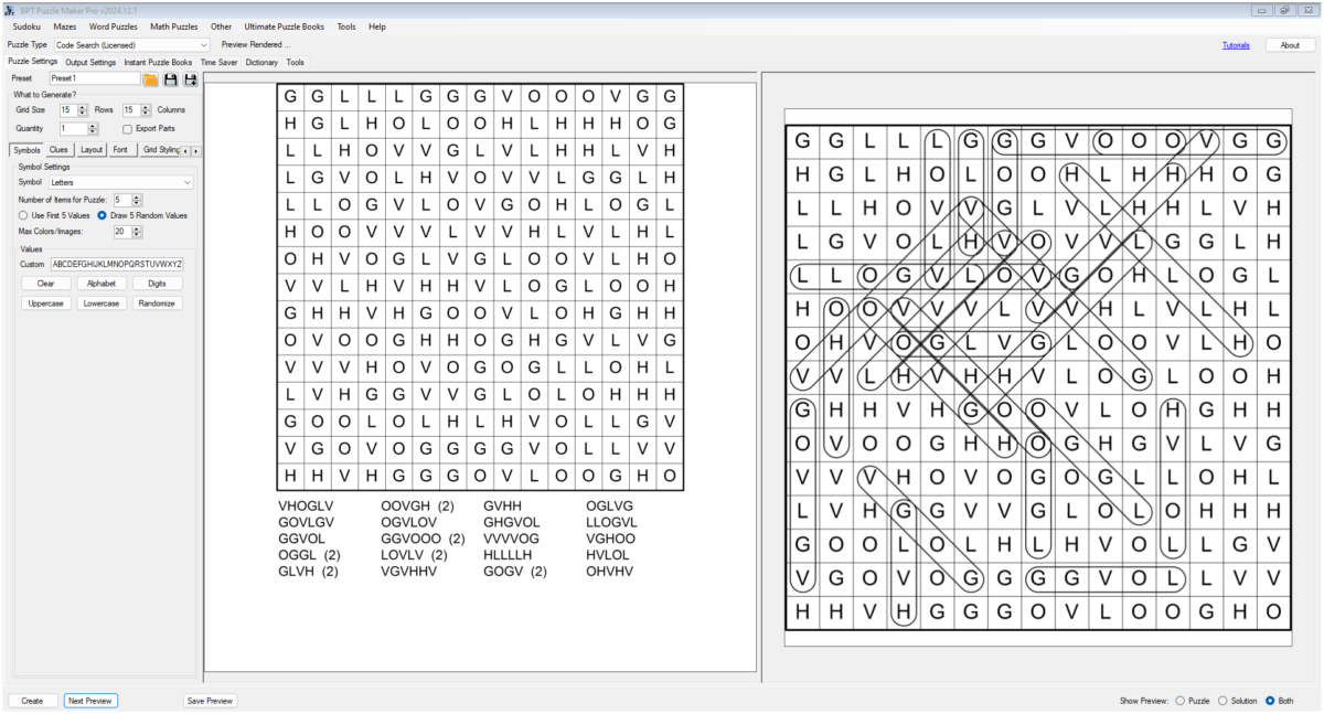 Puzzle Maker Pro - Letter Code Search - Image 6
