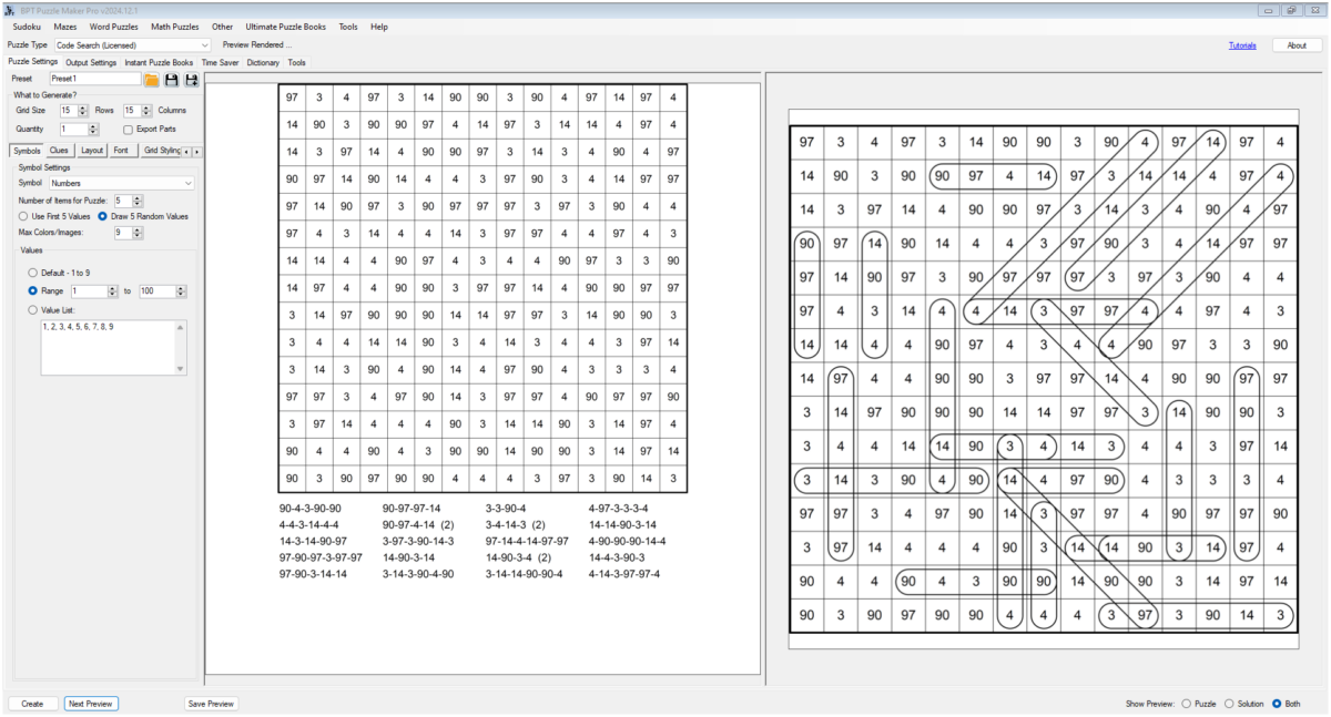 Puzzle Maker Pro - Number Search - Image 4