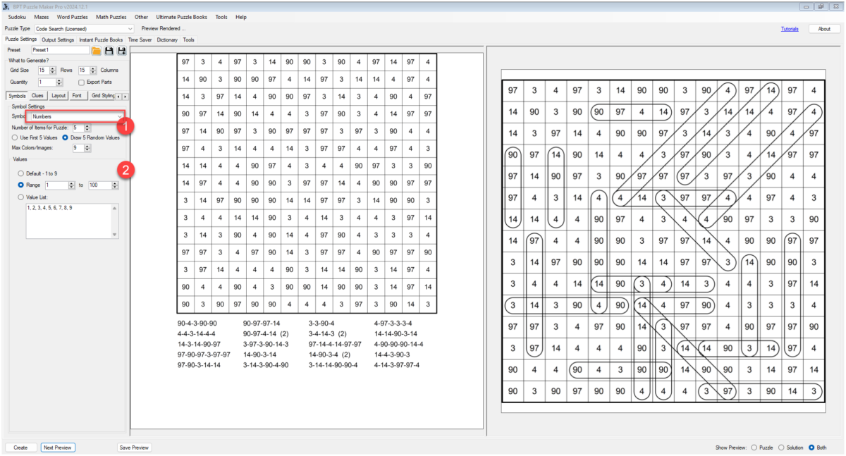 Puzzle Maker Pro - Number Search - Image 3