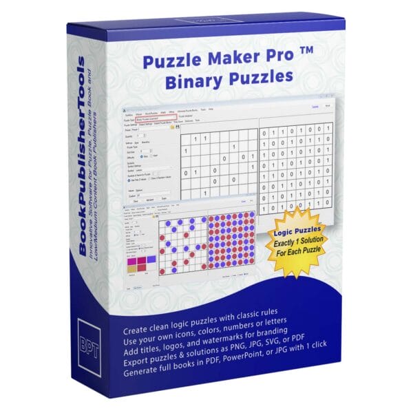 Puzzle Maker Pro - Binary Puzzles