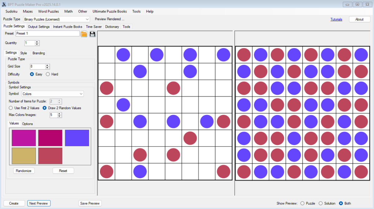 Puzzle Maker Pro - Binary Puzzles - Image 4