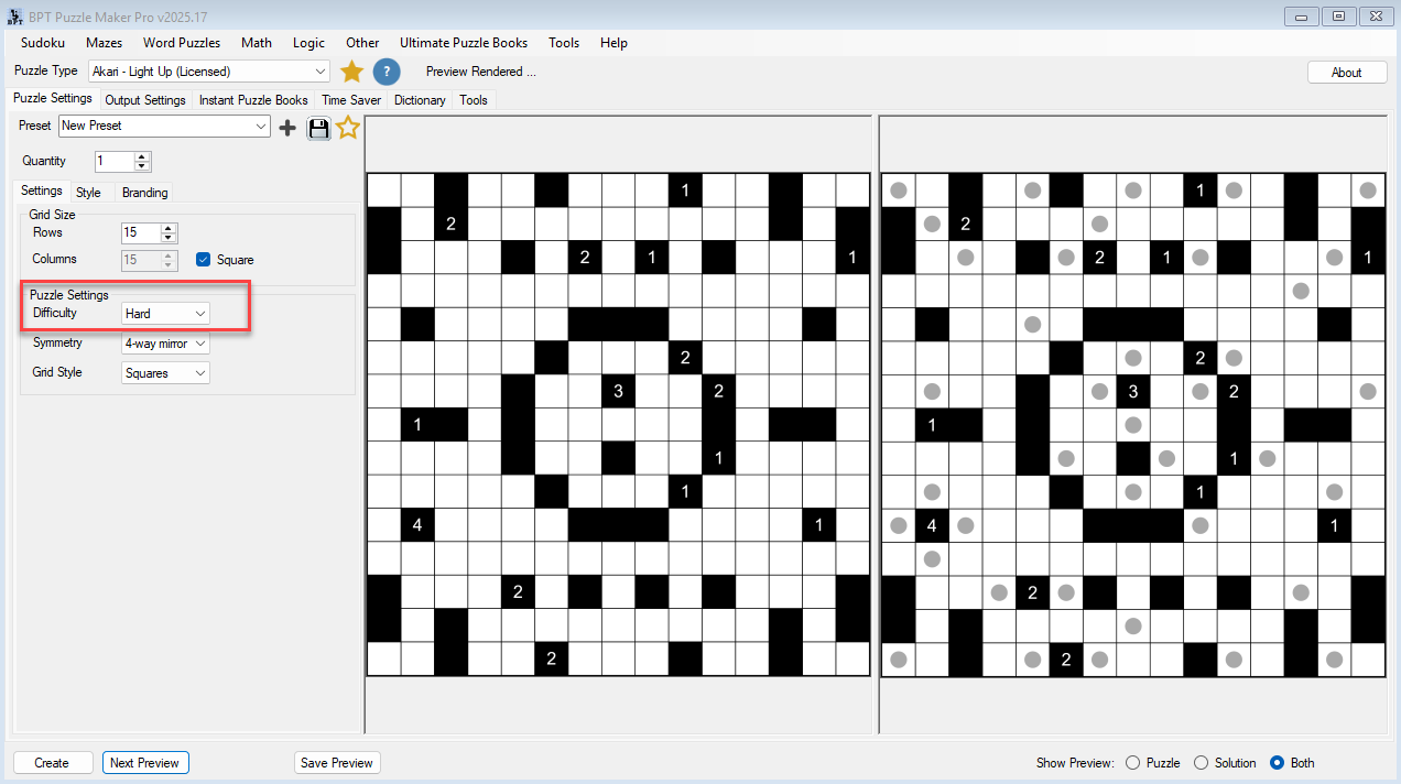 Puzzle Maker Pro - Akari Light Up - Image 9