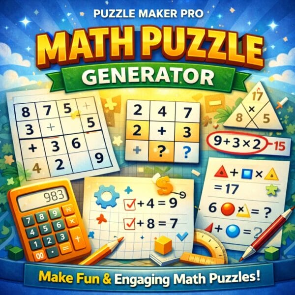 Math Puzzle Generators