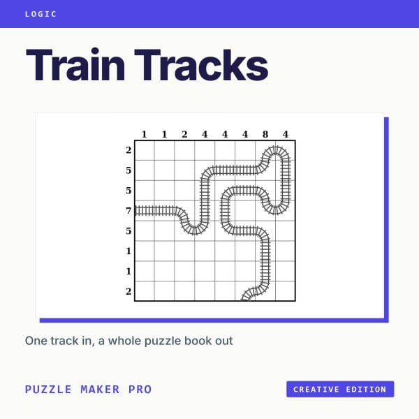 Puzzle Maker Pro - Train Tracks