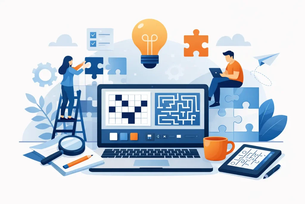 Best puzzle book creation software for scaling