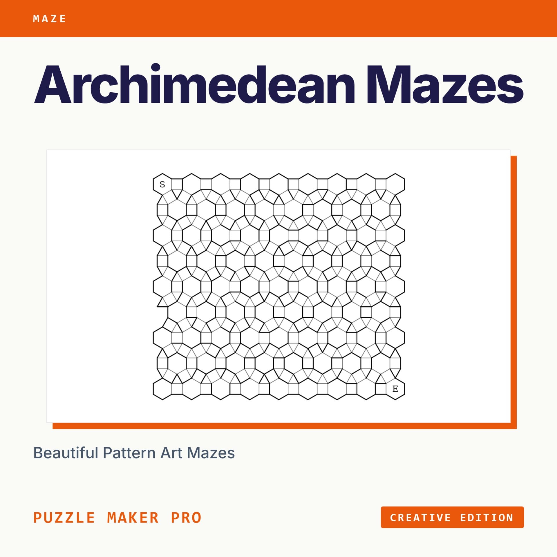 Puzzle Maker Pro - Archimedean Mazes