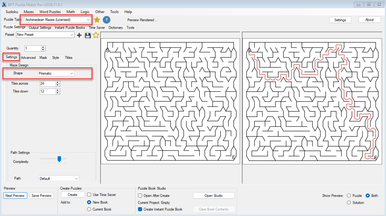Puzzle Maker Pro - Archimedean Mazes - Image 10