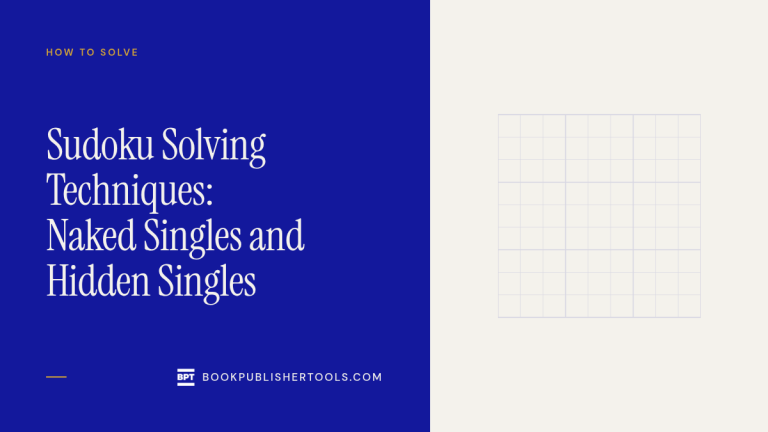 Cover card: Sudoku Solving Techniques: Naked Singles and Hidden Singles