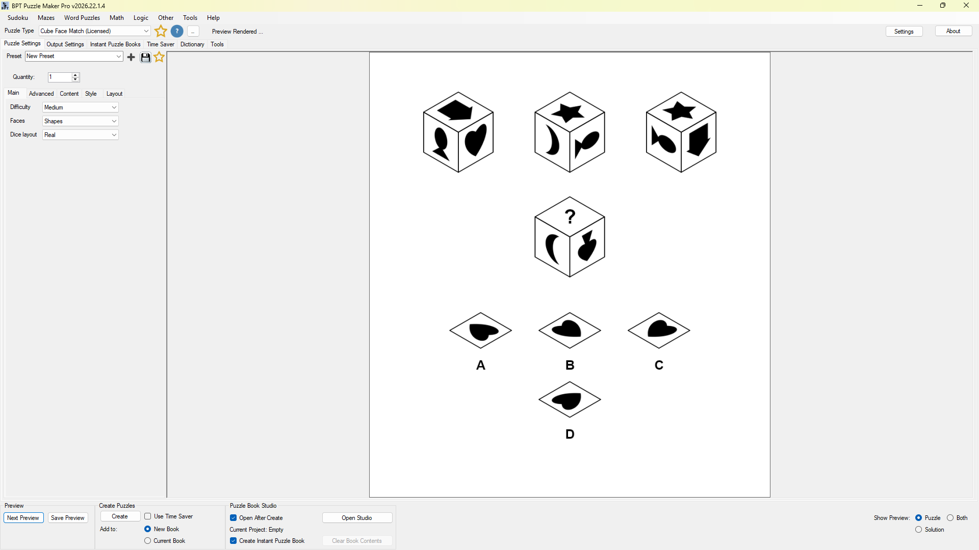 Puzzle Maker Pro - Cube Face Match
