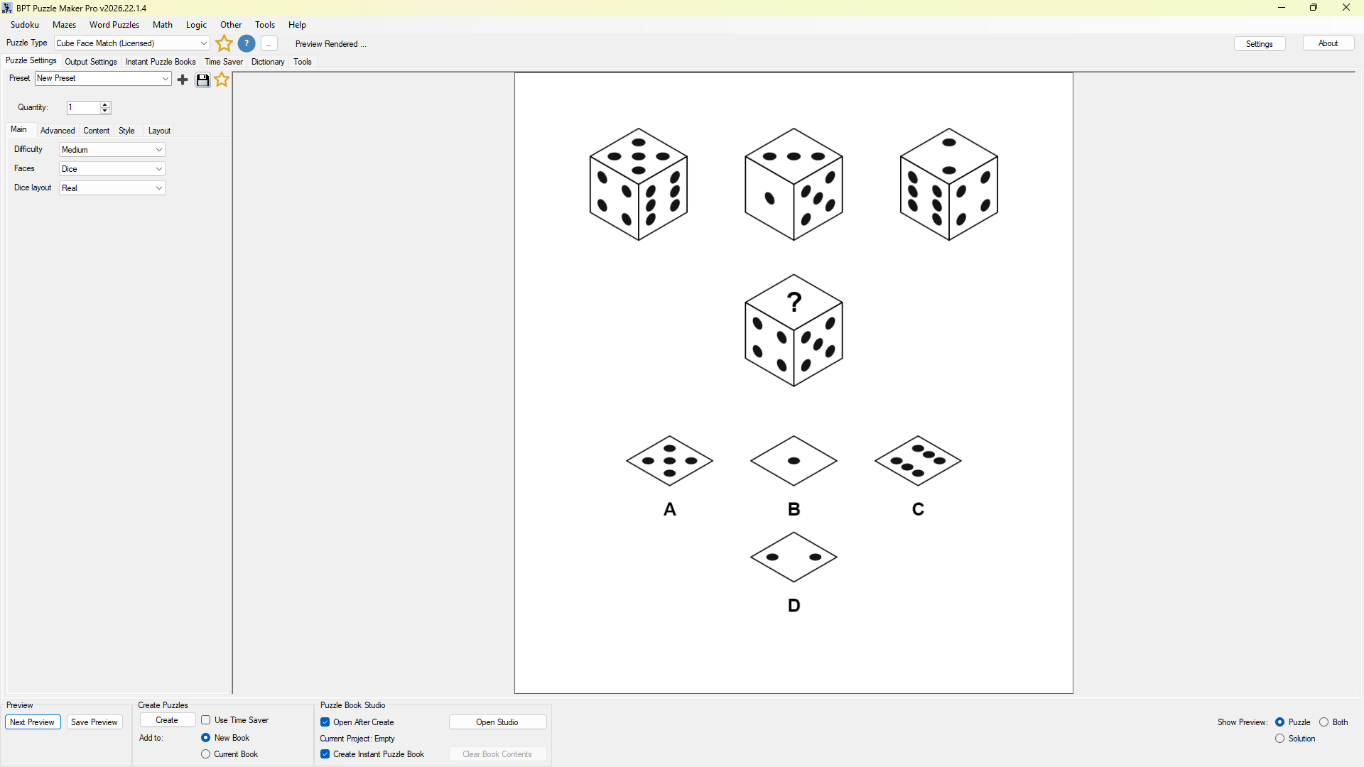 Puzzle Maker Pro - Cube Face Match