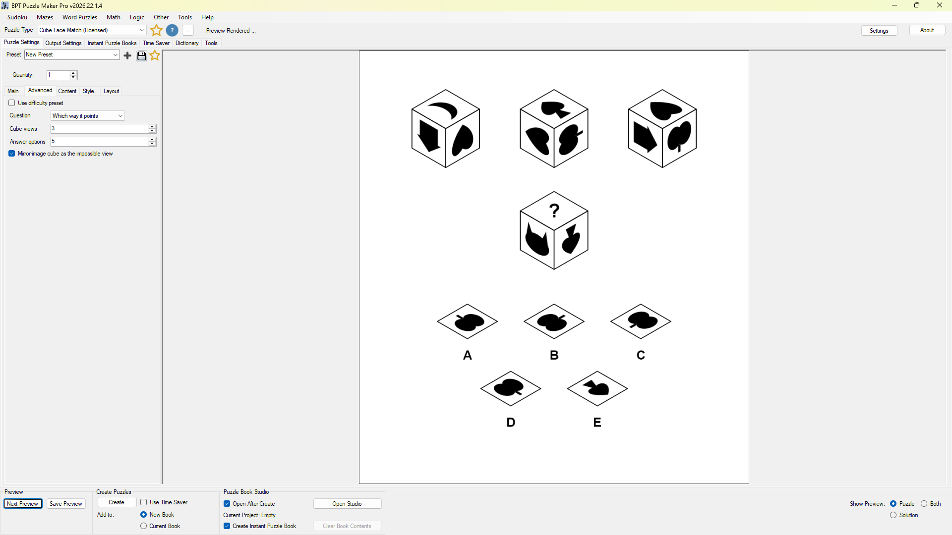 Puzzle Maker Pro - Cube Face Match