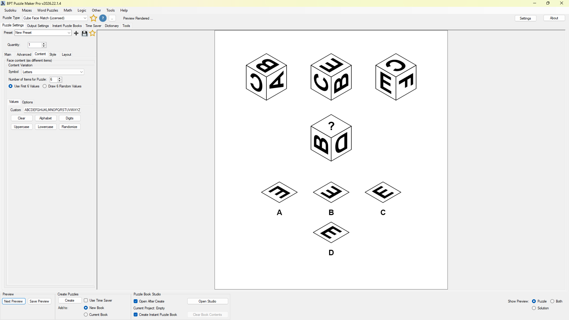 Puzzle Maker Pro - Cube Face Match
