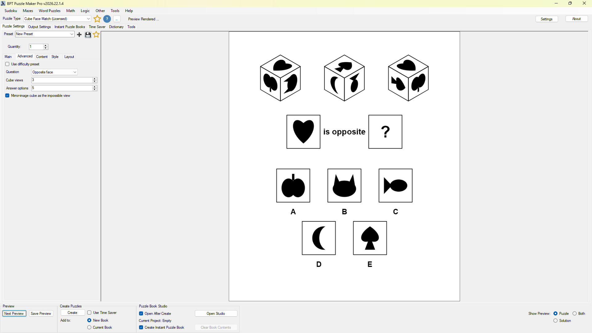 Puzzle Maker Pro - Cube Face Match