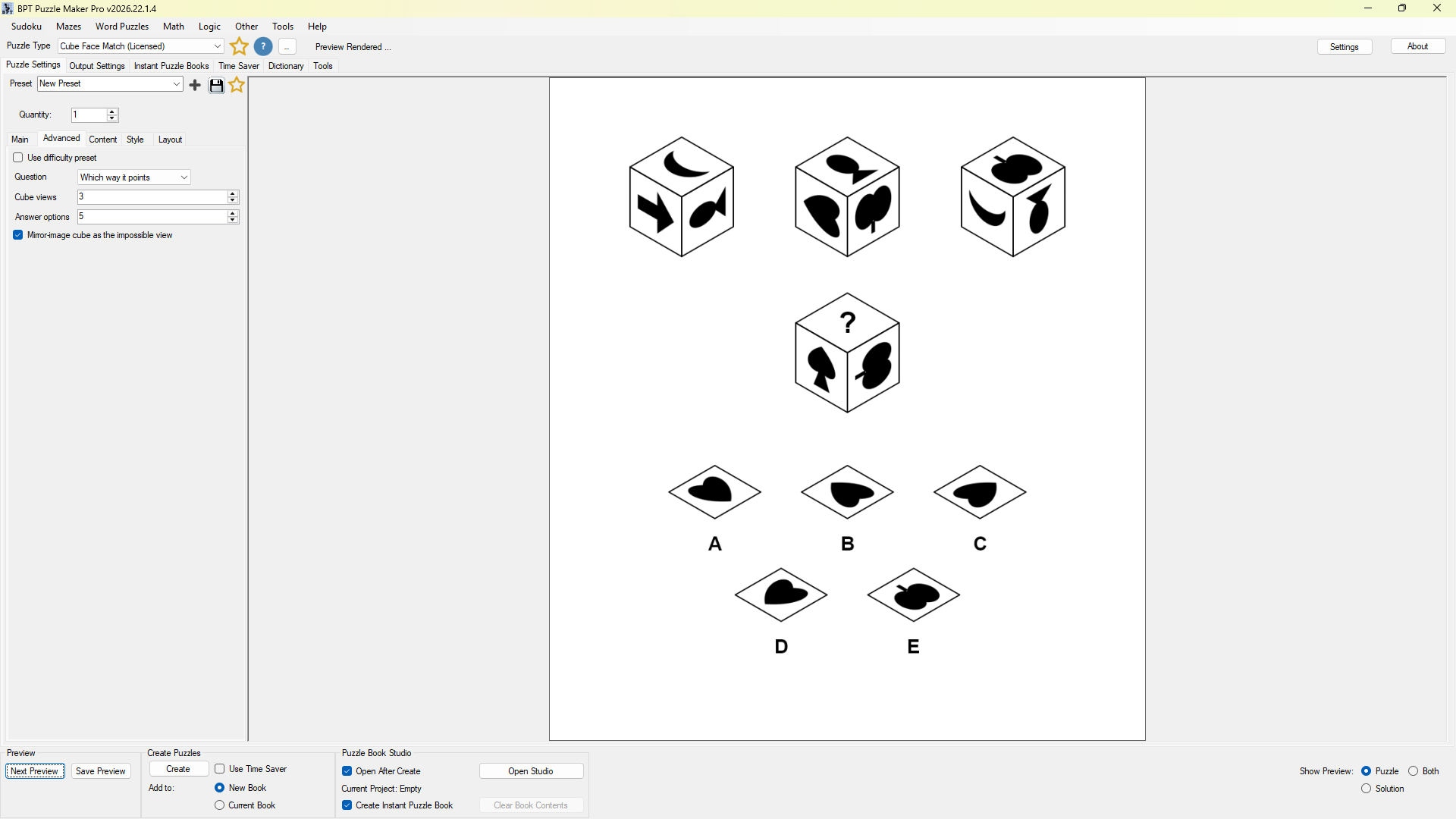 Puzzle Maker Pro - Cube Face Match