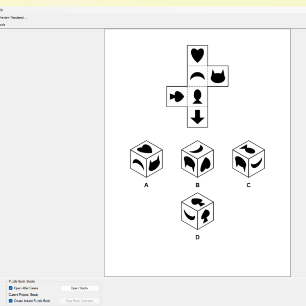 Puzzle Maker Pro - Cube Net Match
