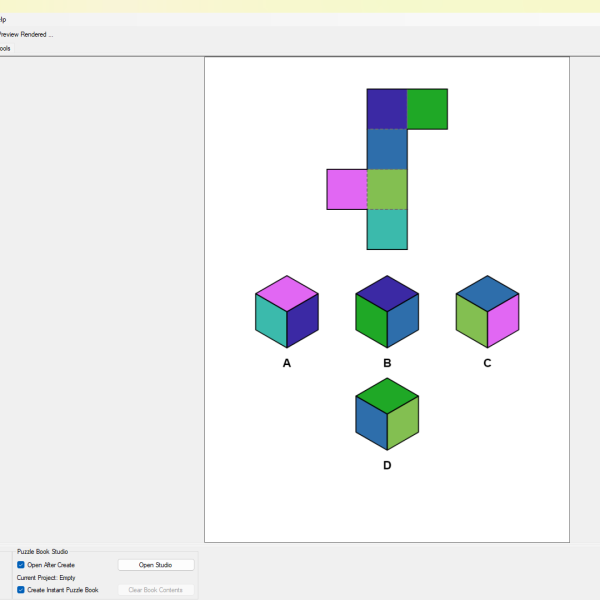 Puzzle Maker Pro - Cube Net Match