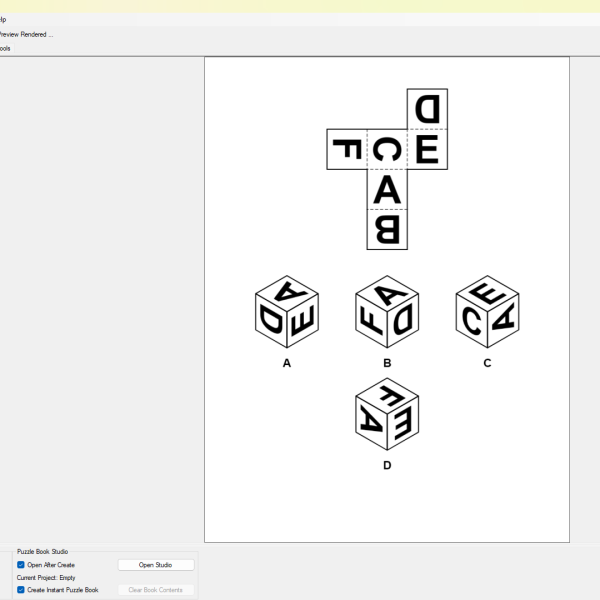 Puzzle Maker Pro - Cube Net Match