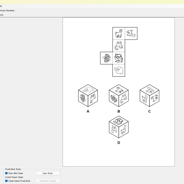 Puzzle Maker Pro - Cube Net Match