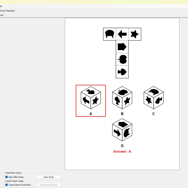 Puzzle Maker Pro - Cube Net Match