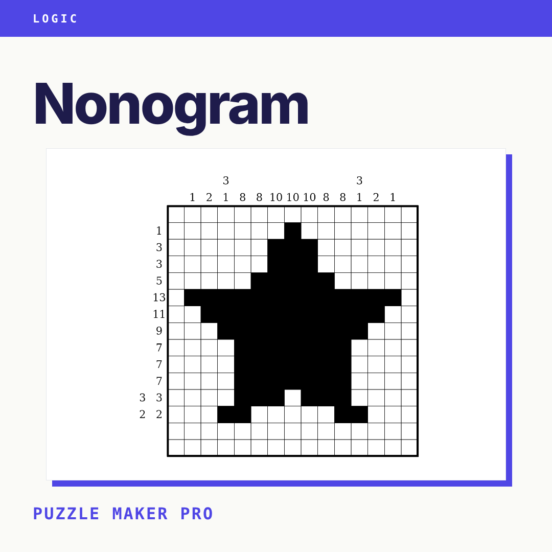 Nonogram Puzzle Generator